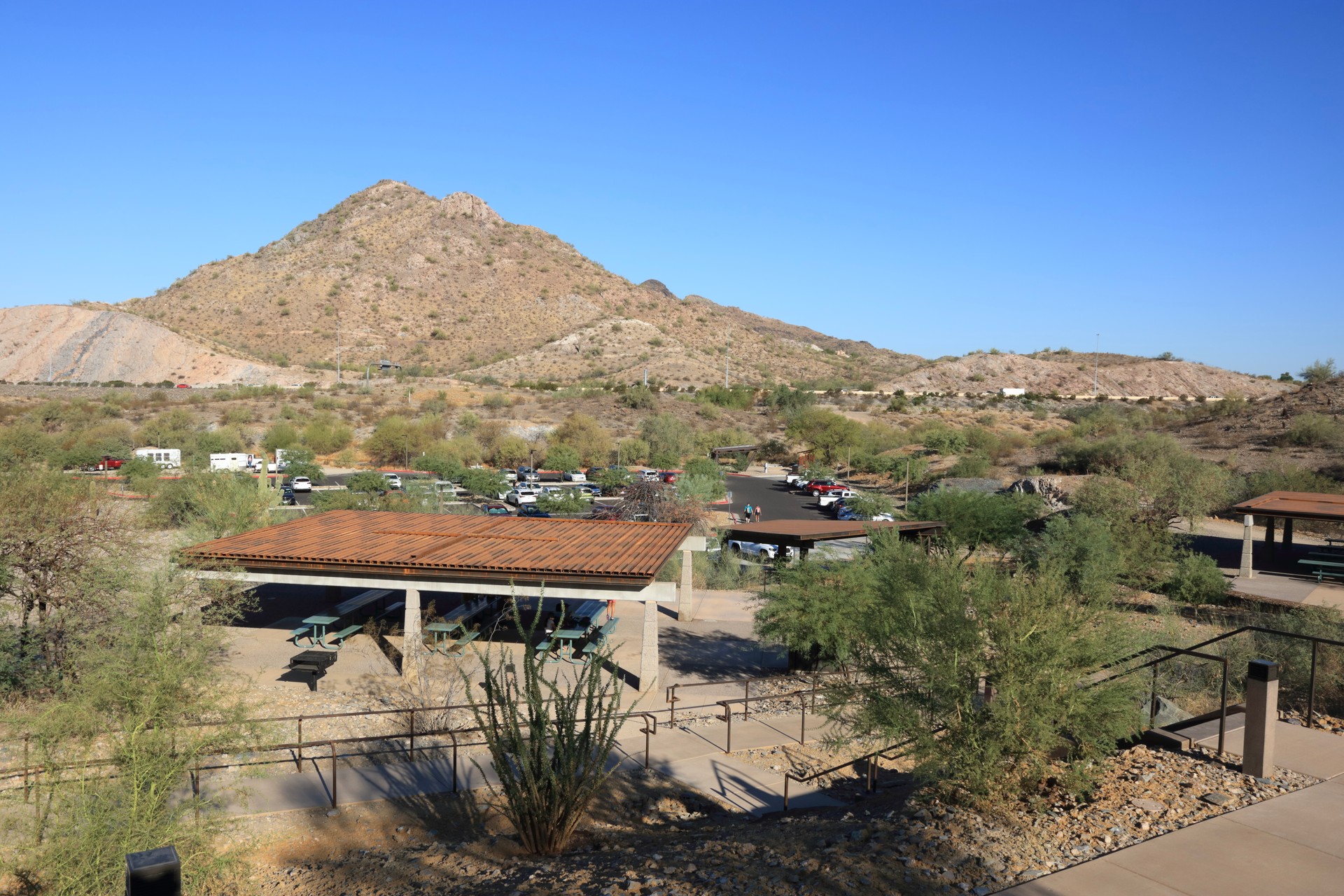 Entrance Parking at Dreamy Draw Recreation Area, Phoenix, AZ